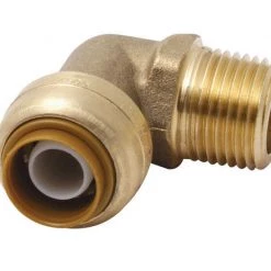 Outlet 👏 SharkBite 1/2 in. Push X 1/2 in. D MPT Brass Elbow ⌛