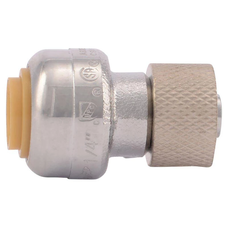 Brand new ๐ SharkBite 1/4 in. PTC X 3/8 in. Compression Brass Stop Valve Connector ๐ 2 Brand new ๐ SharkBite 1/4 in. PTC X 3/8 in. Compression Brass Stop Valve Connector ๐ - Image 2