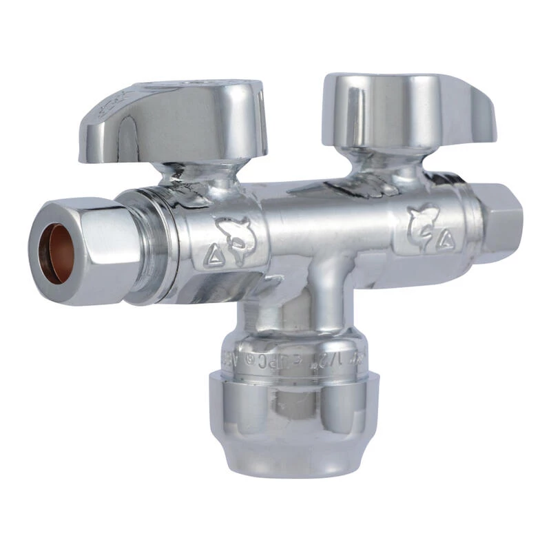 Budget ๐ SharkBite 1/2 in. Compression X 3/8 in. Compression Brass Dual Shut-Off Valve ๐งจ 1 Budget ๐ SharkBite 1/2 in. Compression X 3/8 in. Compression Brass Dual Shut-Off Valve ๐งจ