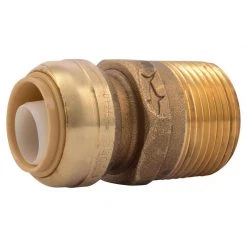 Discount 🔥 SharkBite Push to Connect 3/4 in. Push X 1 in. D Male Brass Adapter 😍