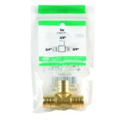 Best Sale ❤️ SharkBite 3/4 in. PEX X 3/4 in. D PEX Brass Tee 😀