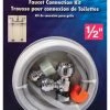 Best deal 🧨 SharkBite 1/2 in. Push Fit X 1/4 in. D Push to Fit 10 ft. Stainless Steel Installation Kit 🌟