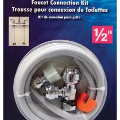 Best deal 🧨 SharkBite 1/2 in. Push Fit X 1/4 in. D Push to Fit 10 ft. Stainless Steel Installation Kit 🌟