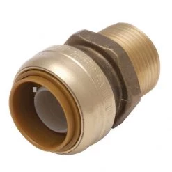Coupon ❤️ SharkBite 1 in. Push X 1 in. D MPT Brass Connector ⌛