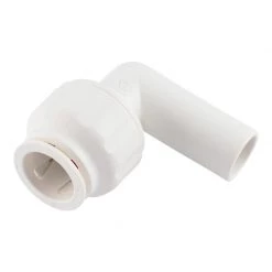 Discount ❤️ SharkBite Push to Connect 3/4 in. CTS X 3/4 in. D CTS Plastic Stackable Elbow ⭐