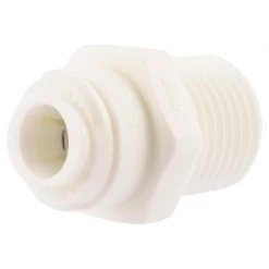 Hot Sale 😍 SharkBite Push to Connect 3/8 in. OD X 1/2 in. D MIP Polypropylene Threaded Adapter ✨