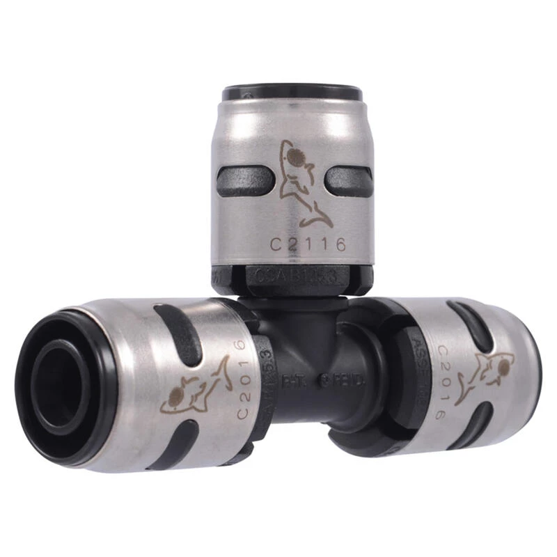 Brand new 😀 SharkBite EvoPEX 1/2 in. Push X 1/2 in. D Push Plastic Tee ❤️ 2 Brand new 😀 SharkBite EvoPEX 1/2 in. Push X 1/2 in. D Push Plastic Tee ❤️ - Image 2