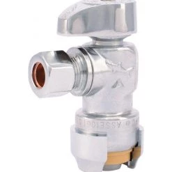 Cheapest ✨ SharkBite 1/2 in. Compression X 3/8 in. Compression Brass Angle Stop Valve ✔️
