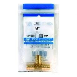 Hot Sale 👍 SharkBite 1/2 in. PEX X 1/2 in. D PEX Brass Tee 👍