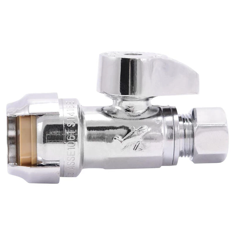 Best deal ⭐ SharkBite 1/2 in. PTC X 3/8 in. Compression Brass Straight Stop Valve 🎉 2 Best deal ⭐ SharkBite 1/2 in. PTC X 3/8 in. Compression Brass Straight Stop Valve 🎉 - Image 2