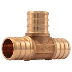 Best Sale 👏 SharkBite 3/4 in. Barb X 3/4 in. D Barb Brass Tee 🧨