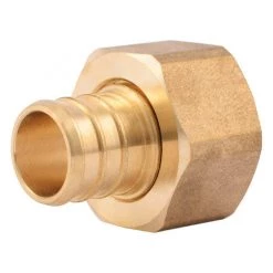 Hot Sale 🌟 SharkBite 3/4 in. Barb X 3/4 in. D Female Brass Pex Swivel Adapter 💯