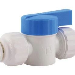 Budget 🔥 SharkBite Quick Connect Push to Connect 3/8 in. CTS X 3/8 in. D CTS Stope Valve ⌛