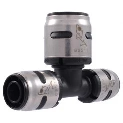 Best deal 💯 SharkBite EvoPEX 1/2 in. Push X 1/2 in. D Push Plastic Reducing Tee ⌛