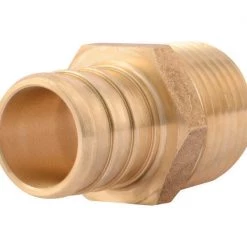 Cheap ✨ SharkBite 3/4 in. Barb X 1/2 in. D MPT Brass Pex Adapter ✨