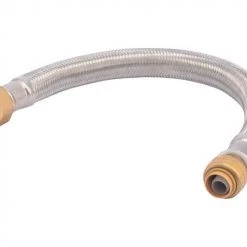 Best reviews of โจ SharkBite 1/2 in. Push Fit X 3/4 in. D FIP 15 in. Stainless Steel Water Heater Supply Connector ๐ฅ