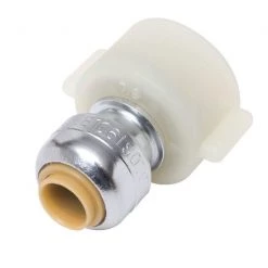 Brand new 💯 SharkBite Push to Connect 1/4 in. Push X 1/2 in. D FPT Brass Faucet Connector ✔️