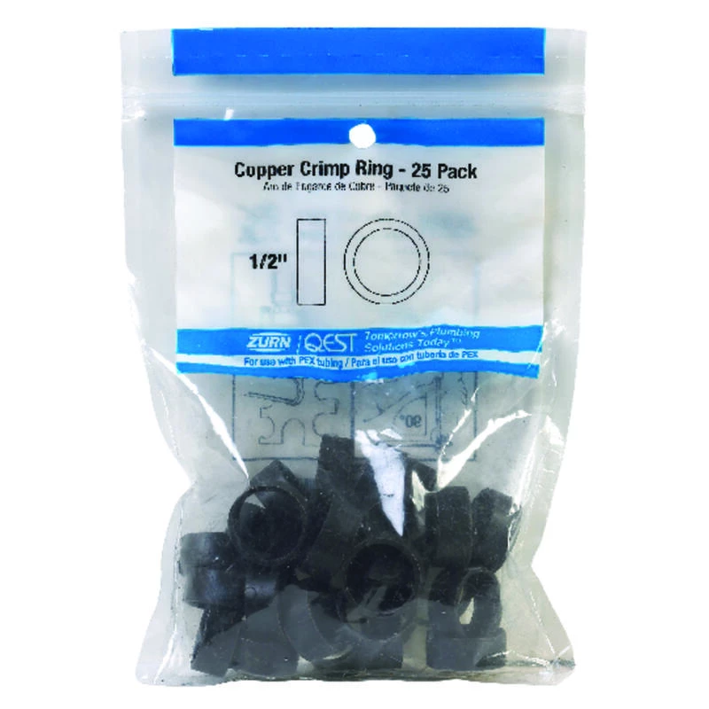 Budget ๐ SharkBite 1/2 in. PEX X 1/2 in. D PEX Copper Crimp Ring ๐ 1 Budget ๐ SharkBite 1/2 in. PEX X 1/2 in. D PEX Copper Crimp Ring ๐