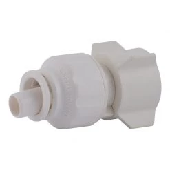 Hot Sale 😀 SharkBite Quick Connect 1/2 in. Female X 3/4 in. D Female Plastic Garden Hose Adapter ❤️