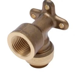 Hot Sale ⌛ SharkBite Push to Connect 1/2 in. Push X 1/2 in. D FIP Brass 90 Degree Drop Ear Elbow 🎉