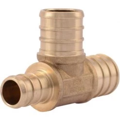 Flash Sale ⭐ SharkBite 3/4 in. PEX X 1/2 in. D PEX Brass Reducing Tee ⌛