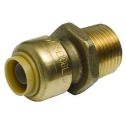 Flash Sale 🔥 SharkBite 3/8 in. Push X 1/2 in. D MPT Brass Connector 😀