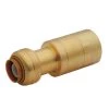 Promo ⭐ SharkBite Push to Connect 1/2 in. PTC X 1 in. D CTS Brass Fitting Reducer 🛒