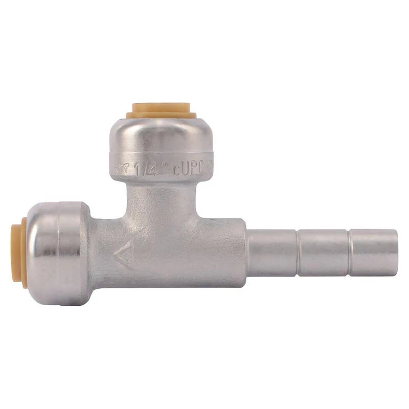 Best Pirce ๐ SharkBite 1/4 in. PTC X 1/4 in. CTS Brass Tee Stop ๐คฉ 2 Best Pirce ๐ SharkBite 1/4 in. PTC X 1/4 in. CTS Brass Tee Stop ๐คฉ - Image 2