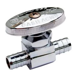 Flash Sale 😀 SharkBite PEX 1/2 in. PEX Barb X 1/2 in. Brass Stop Valve 👍