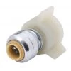 Promo 🌟 SharkBite 1/4 in. Push X 7/8 in. PTC Brass Straight Stop Valve 🌟