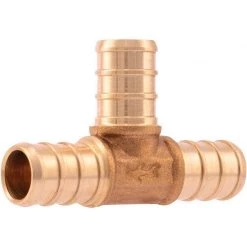 Cheapest 👏 SharkBite 1/2 in. PEX X 1/2 in. D PEX Brass Tee ❤️