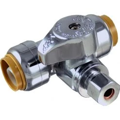 Flash Sale ๐ SharkBite 1/2 in. PTC X 1/2 in. PTC Brass Tee Stop ๐ฅ