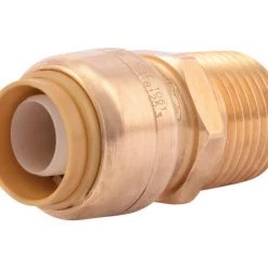 Flash Sale ⭐ SharkBite Push to Connect 1/2 in. Male X 1/2 in. D Male Brass Adapter 🎉