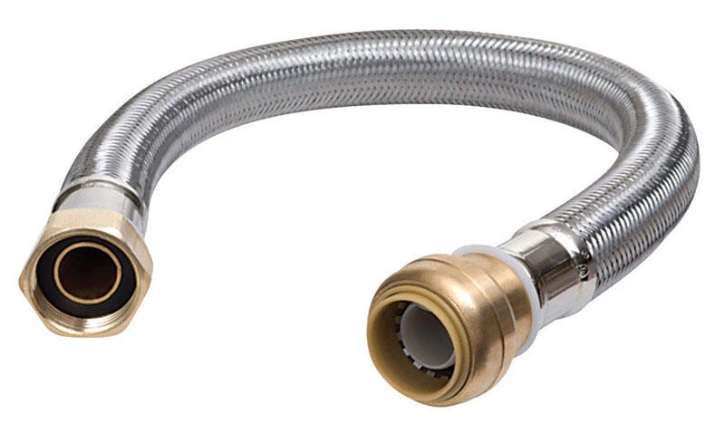 Discount 🎁 SharkBite 1/2 in. Push Fit X 3/4 in. D FIP 18 in. Stainless Steel Supply Line 🛒 1 Discount 🎁 SharkBite 1/2 in. Push Fit X 3/4 in. D FIP 18 in. Stainless Steel Supply Line 🛒