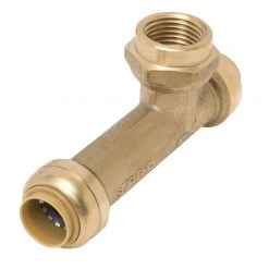 Brand new 🌟 SharkBite Push to Connect 1/2 in. PTC X 1/2 in. D PTC Brass Slip Tee 🔥