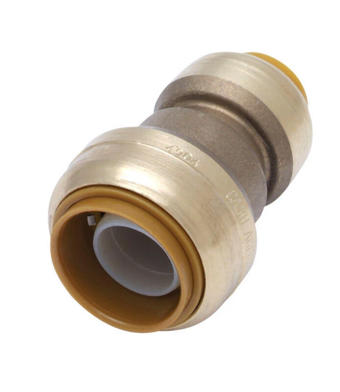 Discount π SharkBite 3/4 in. Push X 1/2 in. D Push Brass Reducing Coupling 𧨠1 Discount π SharkBite 3/4 in. Push X 1/2 in. D Push Brass Reducing Coupling π§¨