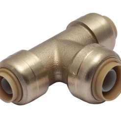 Best reviews of 🤩 SharkBite Push to Connect 3/8 in. PTC X 3/8 in. D PTC Brass Reducing Tee 🧨